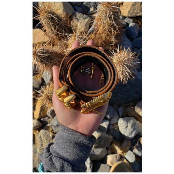 golden🌟treasure vintage belt sz S - Picture 8 of 8